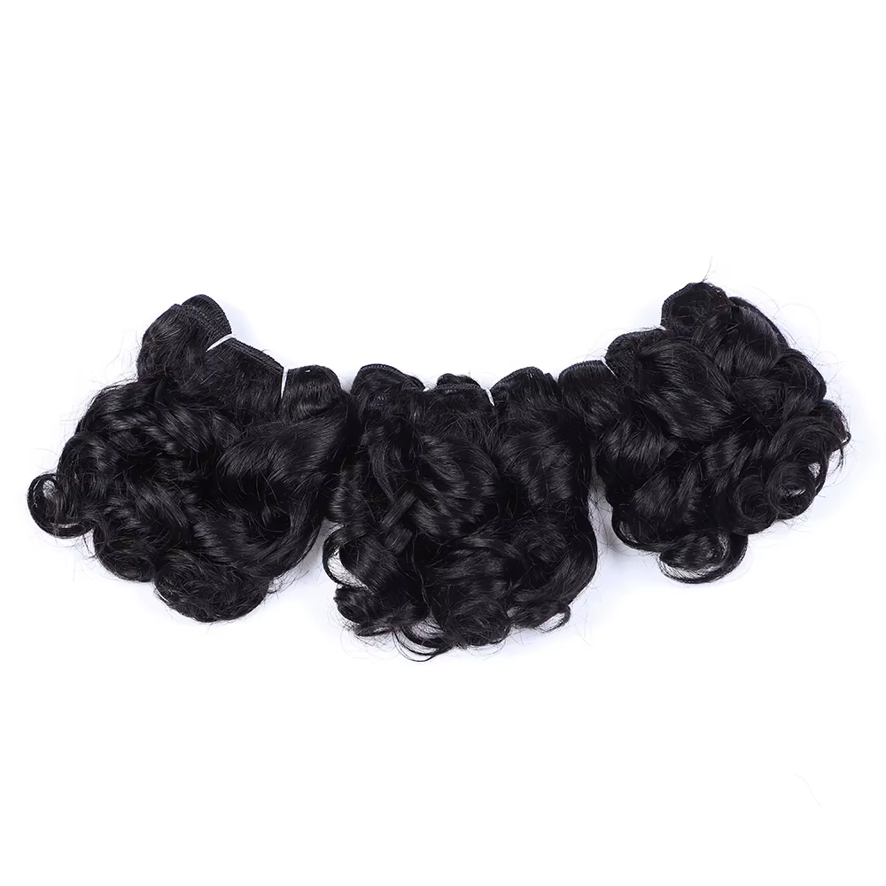 Tissage en lot brésilien Remy naturel bouclé, élégant, à reflets, P4/27/30, Extension de cheveux