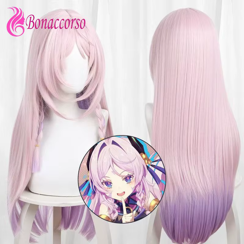 Cosplay Citlali perruque synthétique longue perruque droite Anime Coser jolie fille fibre résistante