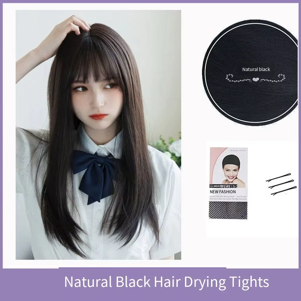 Extensions de cheveux synthétiques JK pour filles, perruque de Cosplay avec frange à Air, couvre-têt