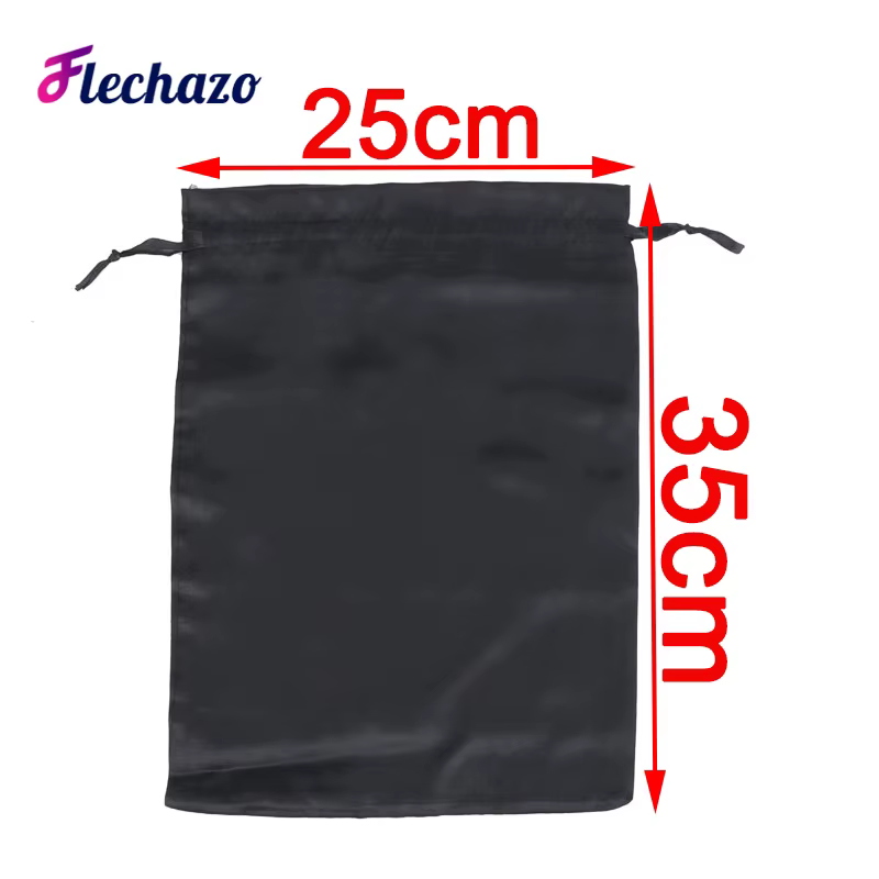 Sacs à perruque 5 pièces sacs d'extensions de cheveux avec cordon sac de perruque en Satin doux et s