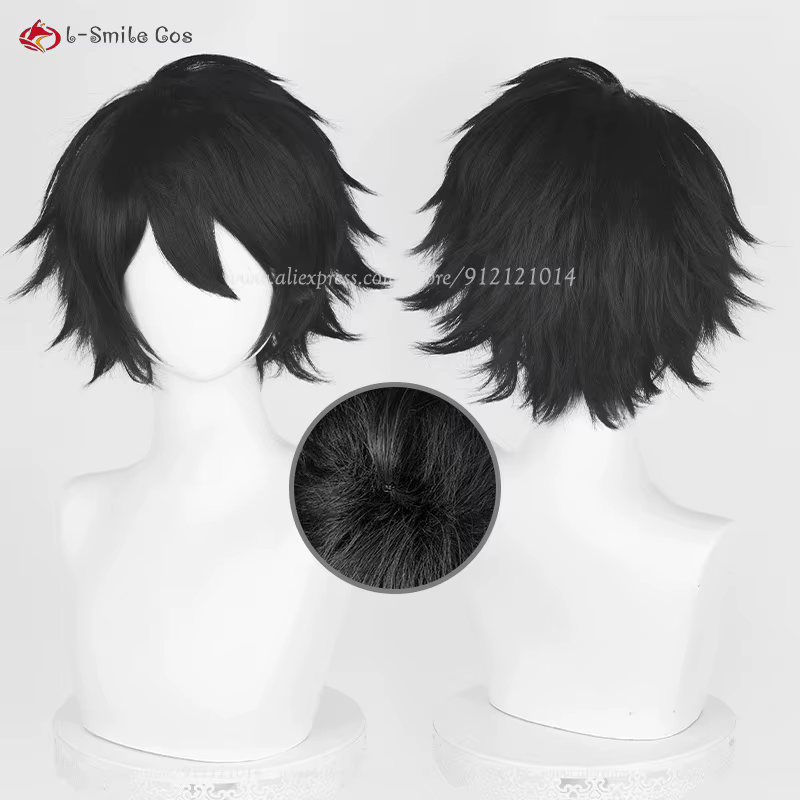 Anime Misa Amane L.Lawliet Yagami lumière Cosplay perruque noir marron or résistant à la chaleur che