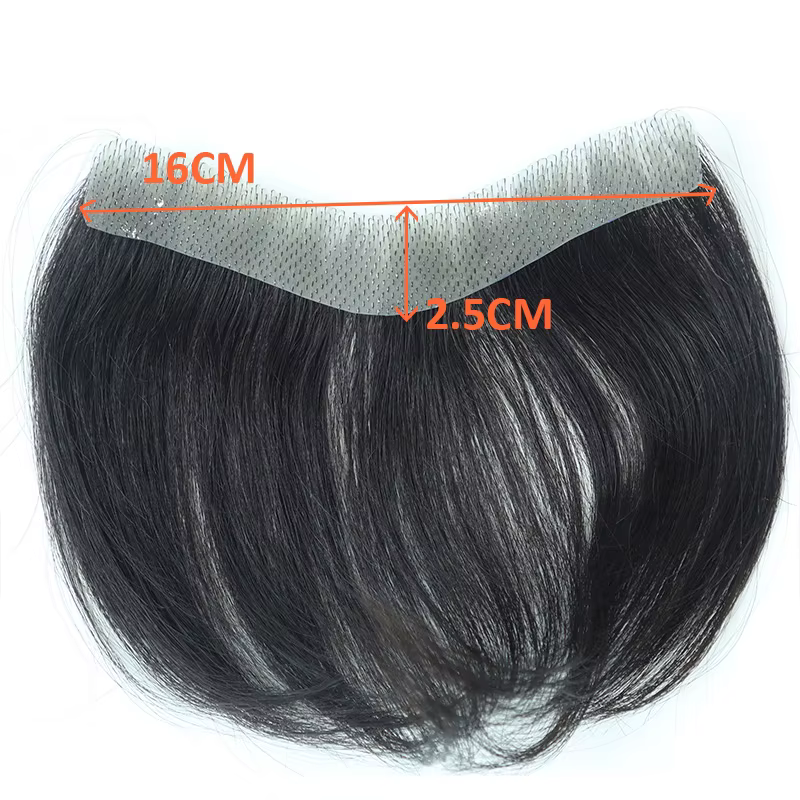 Toupet homme avant Hairine V Style perruques de cheveux humains pour hommes 100% humain Remy postich