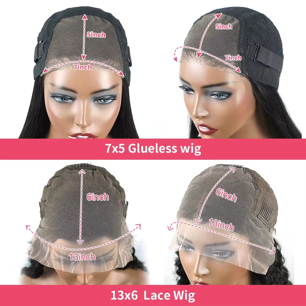 Perruque 13x6 HD en cheveux humains bouclés birmans, sans colle, prête à porter, 100% cheveux humain