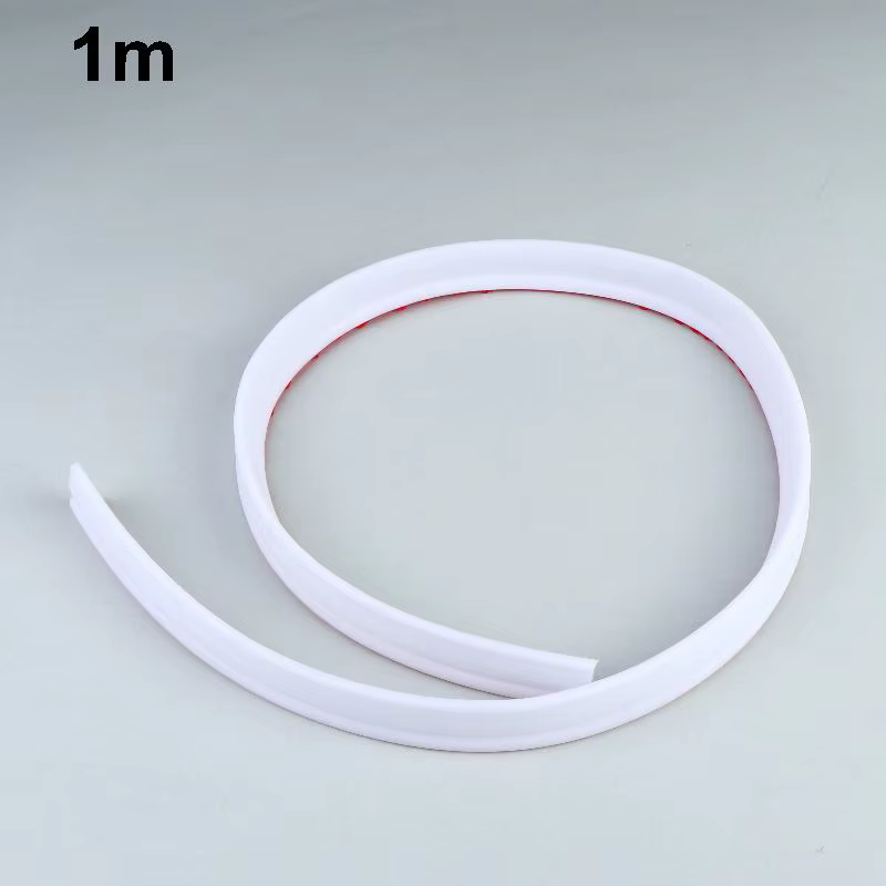 Bande de séparation PVC pour douche, 1 pièce, 1,2 m, barrière de salle de bain auto-adhésive, seuil 