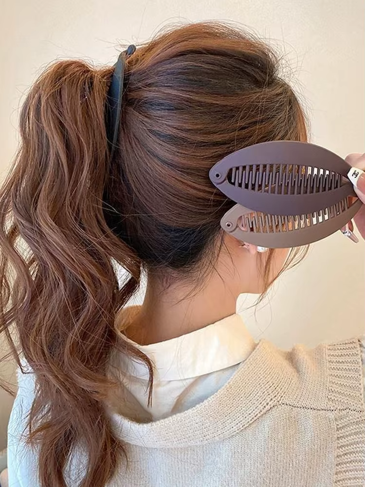 1/3 pièces nouvelle pince à cheveux banane chignon haut pour femmes pince verticale pince torsadée a
