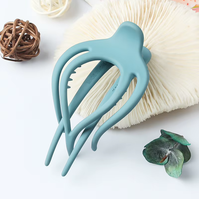 Femmes Grandes Pinces À Cheveux Pince Fleur Acrylique En Plastique Canard Griffe Barrette Filles Épi