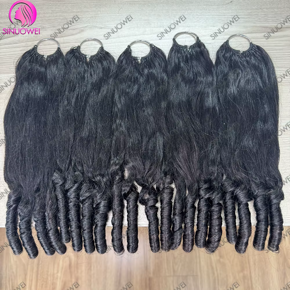 Extensions de cheveux pour tresses françaises, 12A Yaki Straight, bouclés birmanes, plumes, crochet,