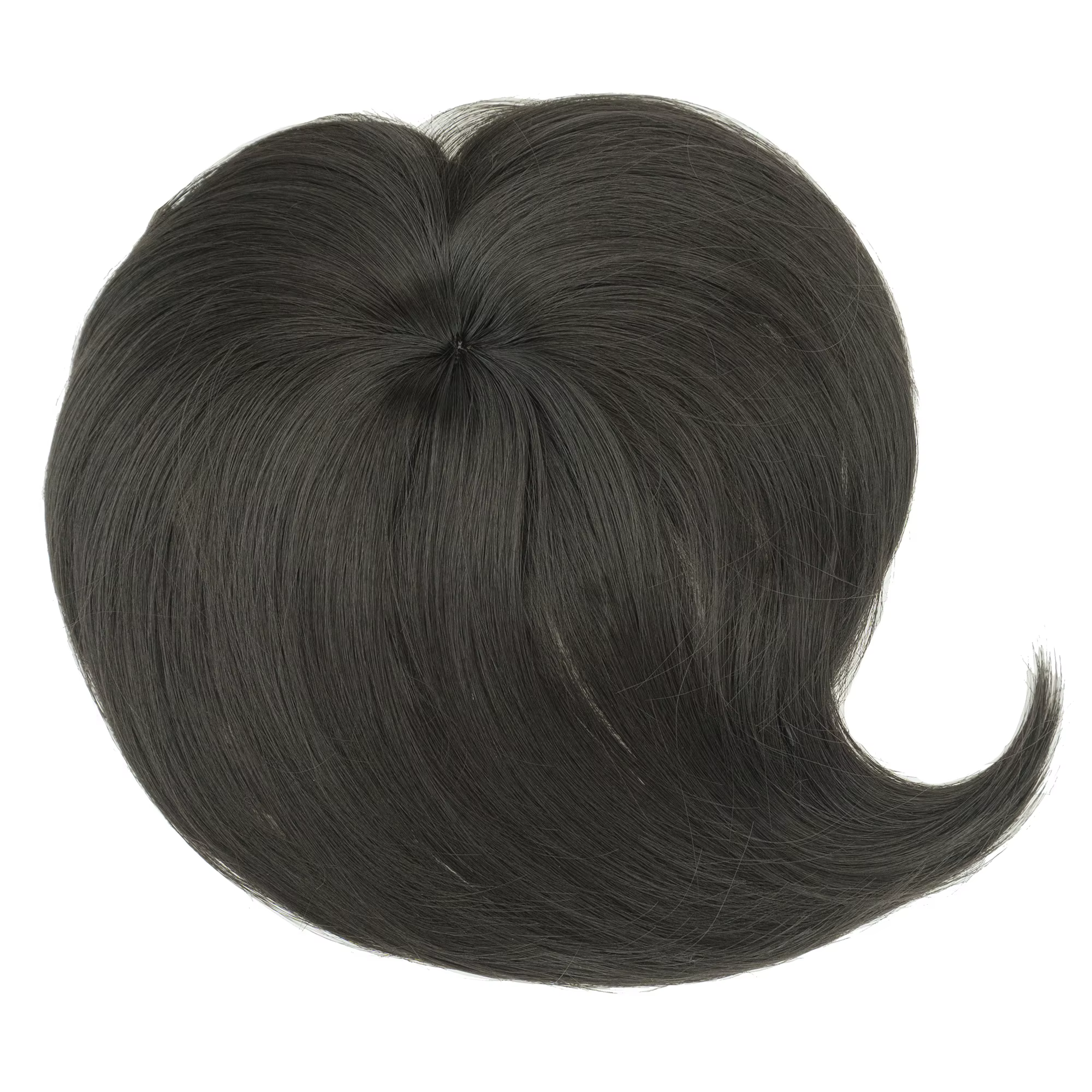 Soowee cheveux synthétiques Topper avec frange Invisible 3D cheveux toupet postiches fermetures de c