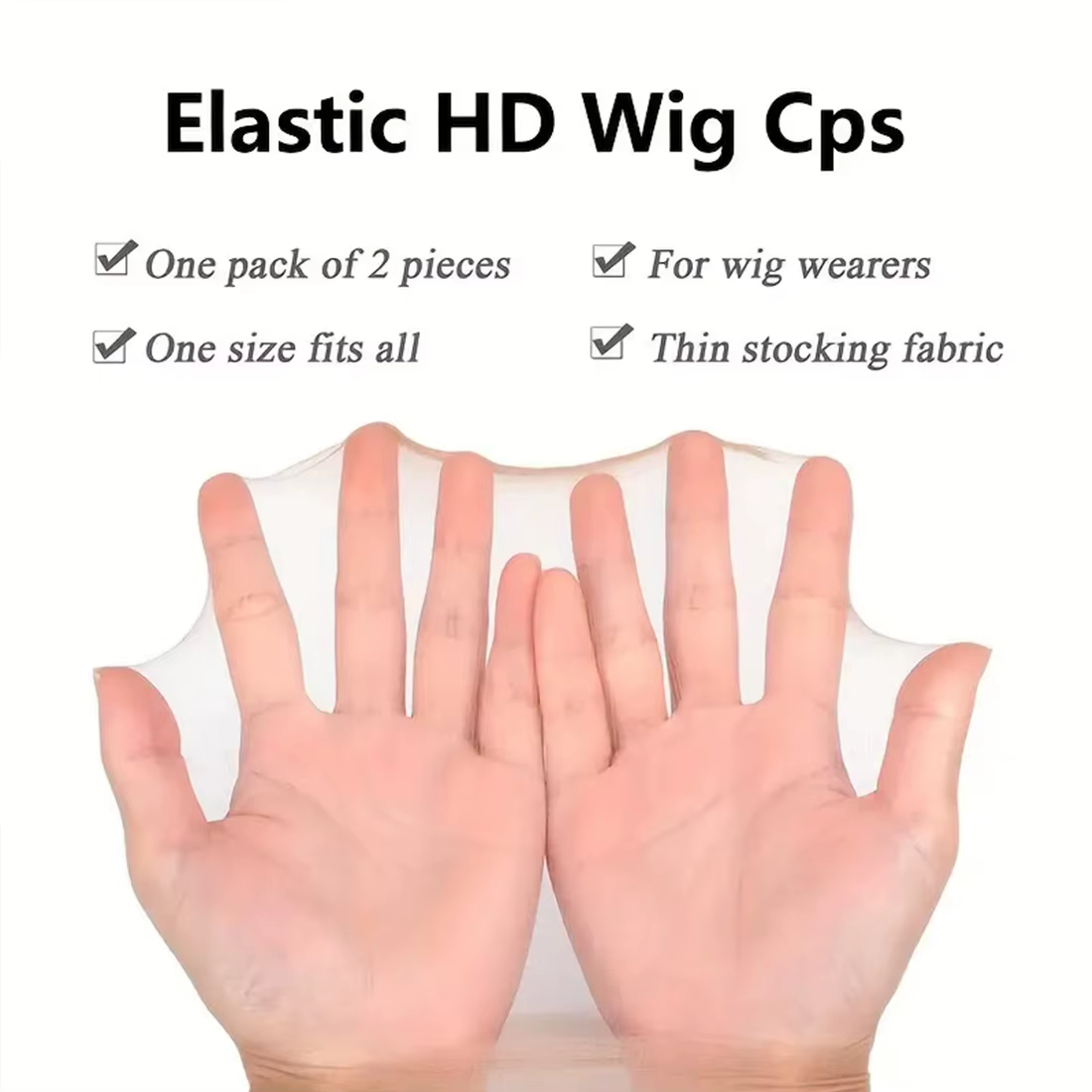 Bonnet de perruque Transparent HD de haute qualité, bas en Nylon, élastique en vrac, outil de perruq