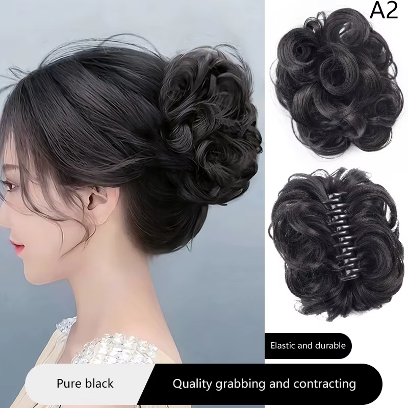 Perruque pour femme, cheveux courts, bandeau avec perruque intégrée, perruque en forme d'arête de po