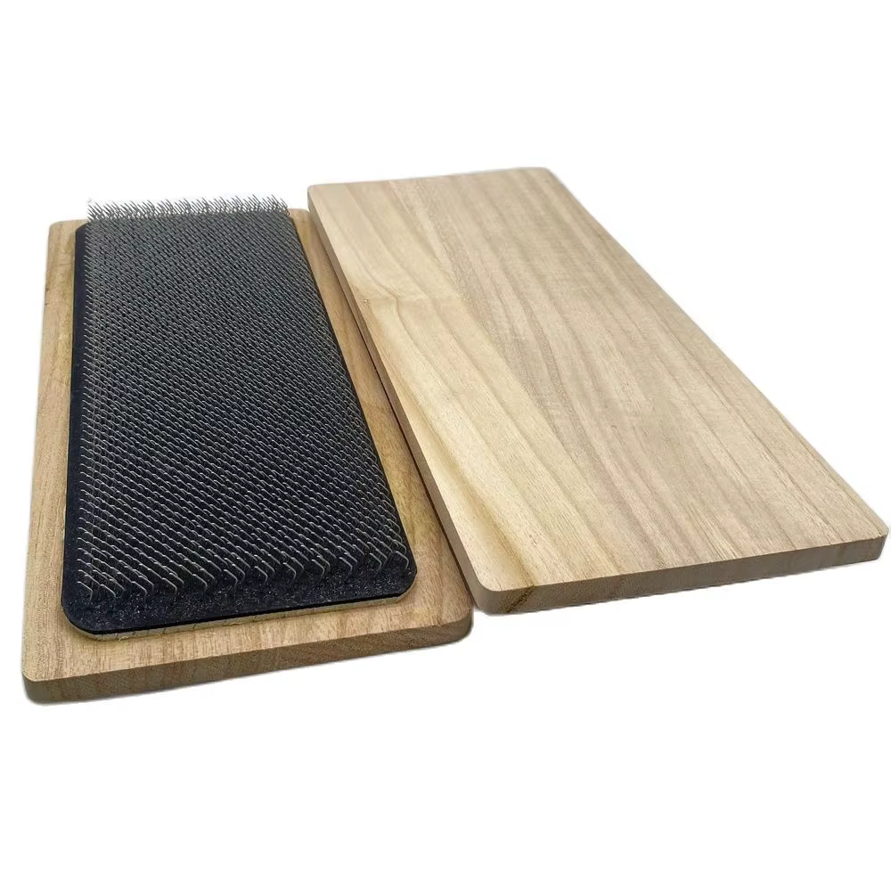 Tapis de dessin en bois 28x12cm, support pour cheveux pour la fabrication de perruques, carte à dess