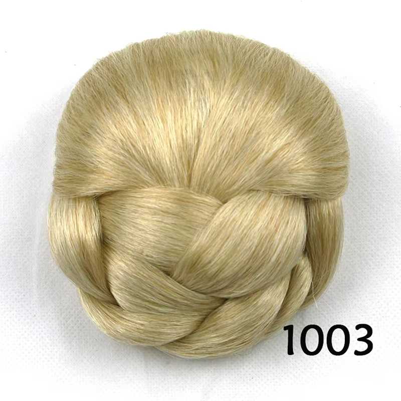 Extensions de Chignon synthétiques bouclés en désordre, chouchous élastiques, Chignon synthétique Do
