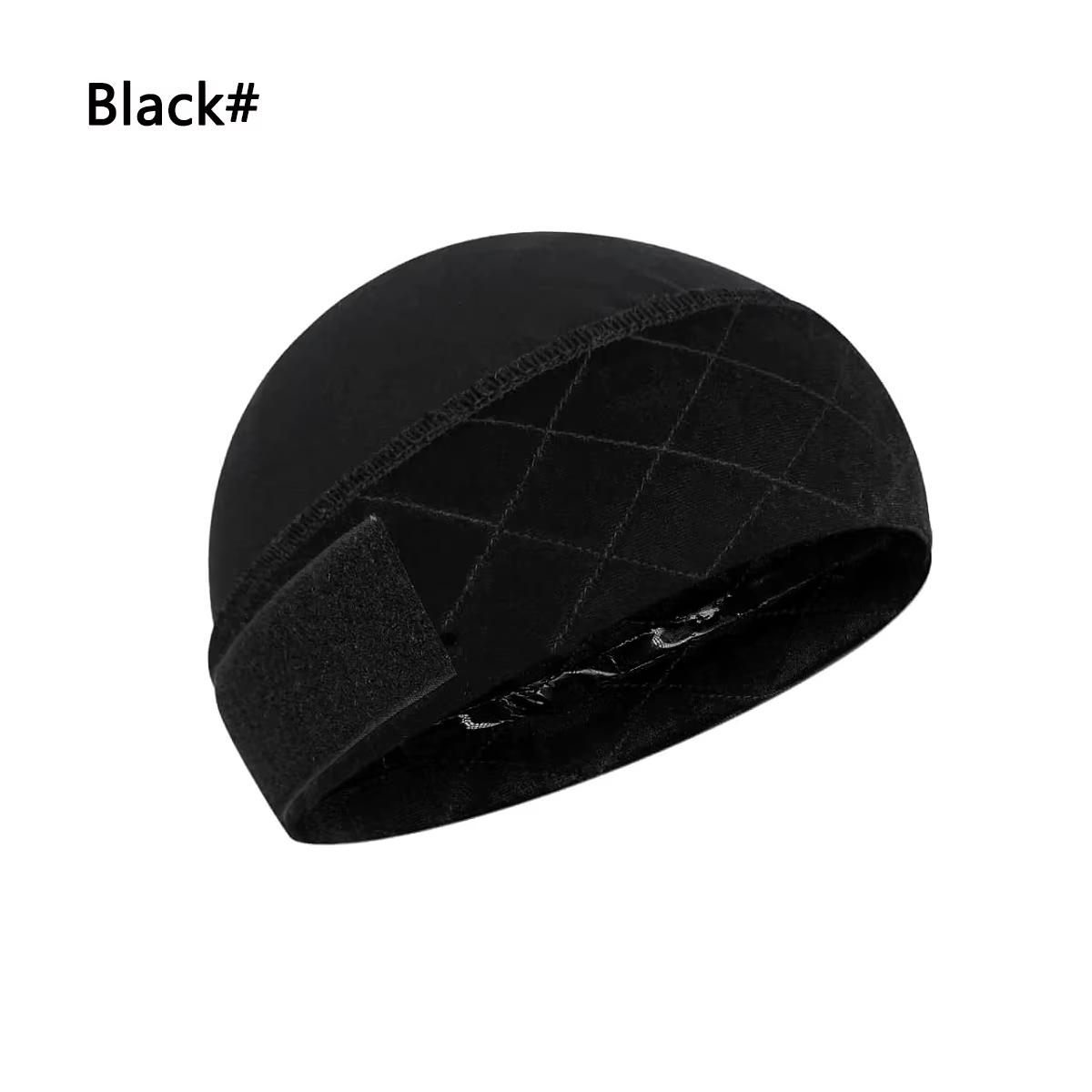 Bonnet de maintien de perruque avec bande en silicone antidérapante, bonnets de perruque doux 2-en-1