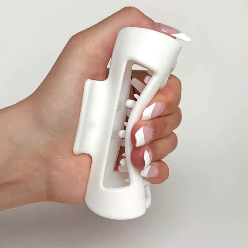 Pinces à cheveux flexibles en silicone, grandes pinces à cheveux courbables antidérapantes |   Pince