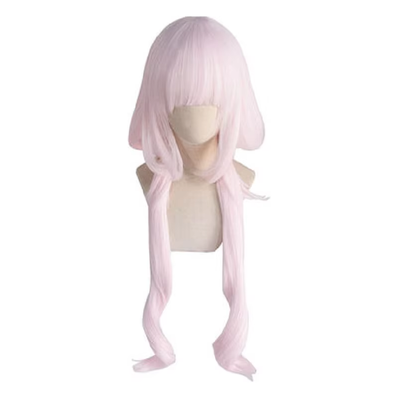 UWOWO-Perruque Cosplay Vanilla, 80cm de Long, Double Queue, Chocolat Rose Clair, Vanillaa, Perruque 