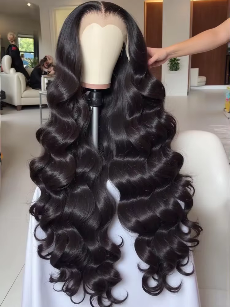 250% Perruque Raw Hair Sans Colle Perruque 13x6 Transparent Lace Cheveux Humain Naturel 100% 13x4 13