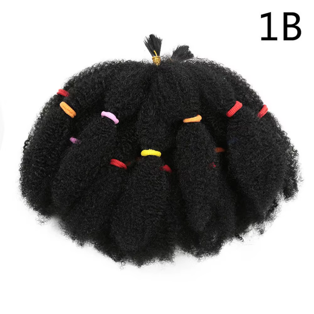 Afro crépus cheveux 12 pouces pré étiré Afro crépus torsion cheveux tressage cheveux crépus torsion