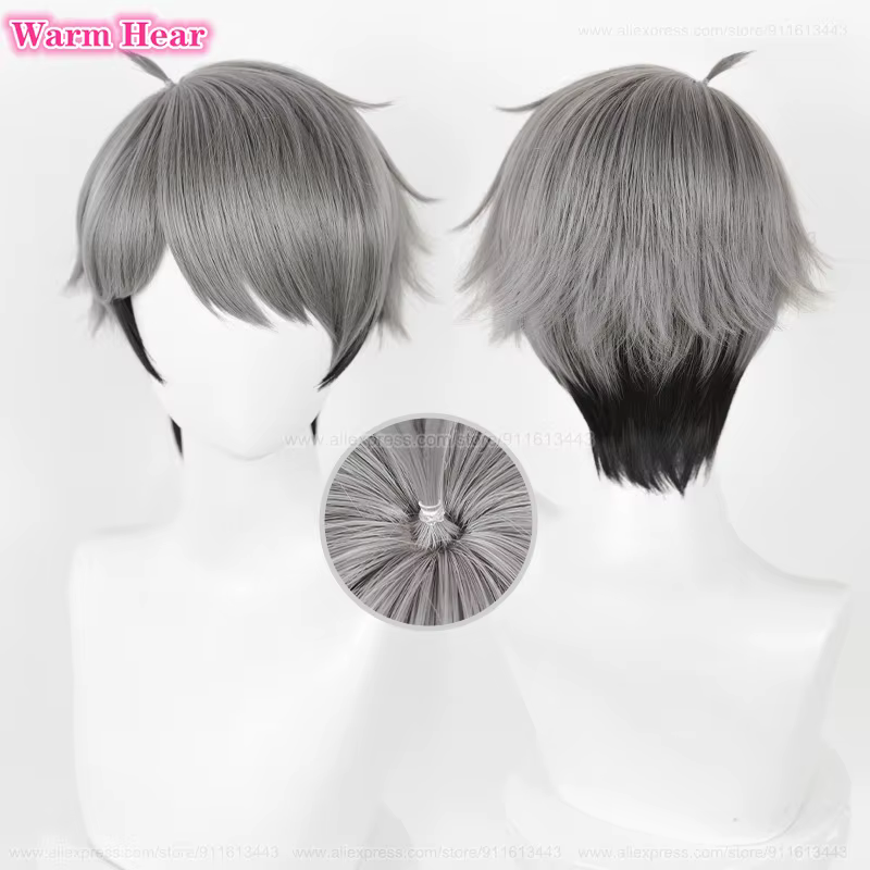 Perruque de Cosplay synthétique de haute qualité, 30cm, No.7 Miya Atsumu, perruques de fête résistan