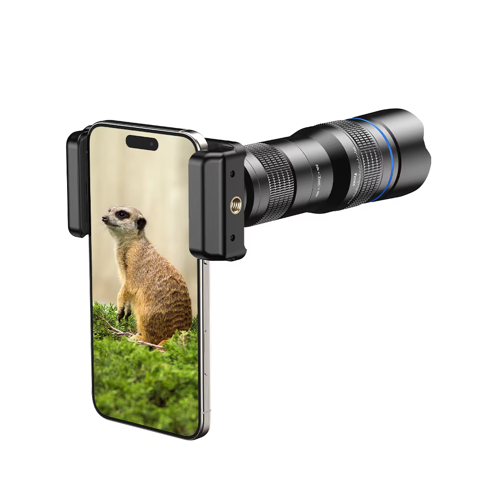 APEXEL Nouveau Téléobjectif Zoom HD 20x-40x Amélioré en Option pour Appareil Photo de Téléphone, Com