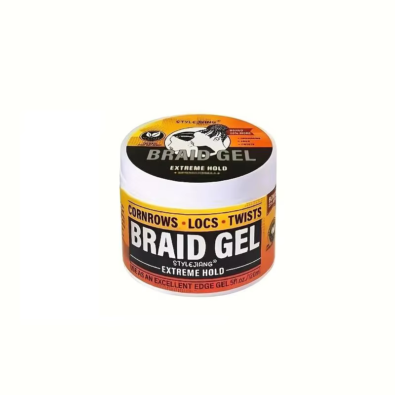 Gel de tresse à tenue extrême - Cire coiffante pour mèches, locs, torsions et tresses à la mode