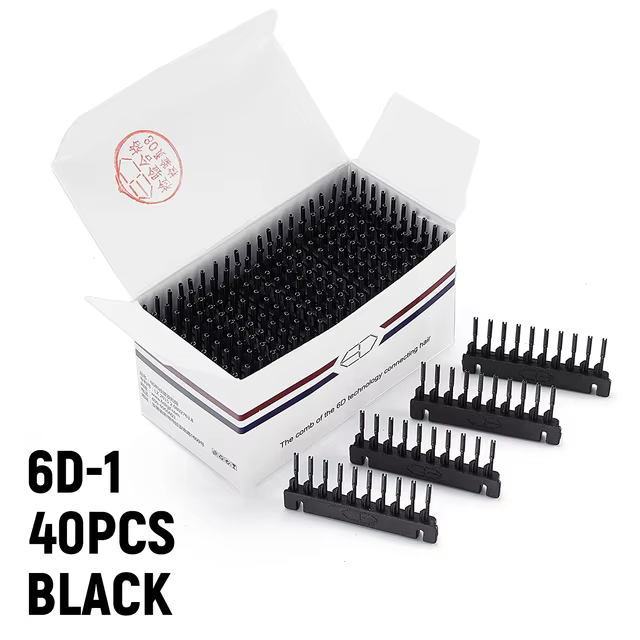 Machine d'extension de cheveux 6D, 10 rangées, outil professionnel d'extensions de cheveux sans trac