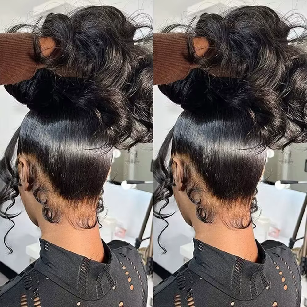 100% cheveux humains HD dentelle perruques 13x6 dentelle frontale perruques 46 pouces 360 pleine den