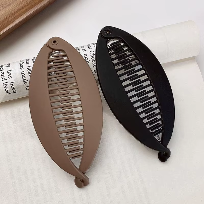 1/3 pièces nouvelle pince à cheveux banane chignon haut pour femmes pince verticale pince torsadée a