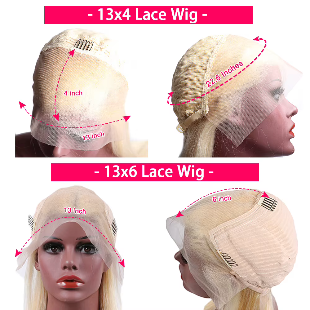 Perruque Lace Frontal Wig brésilienne naturelle, cheveux lisses, blond Transparent HD, 13x4, 13x6, p