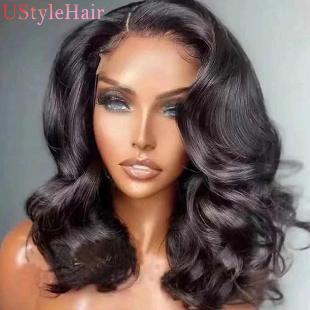 UStyleHair – perruque Bob synthétique Blonde platine pour femmes, naissance des cheveux naturelle, p