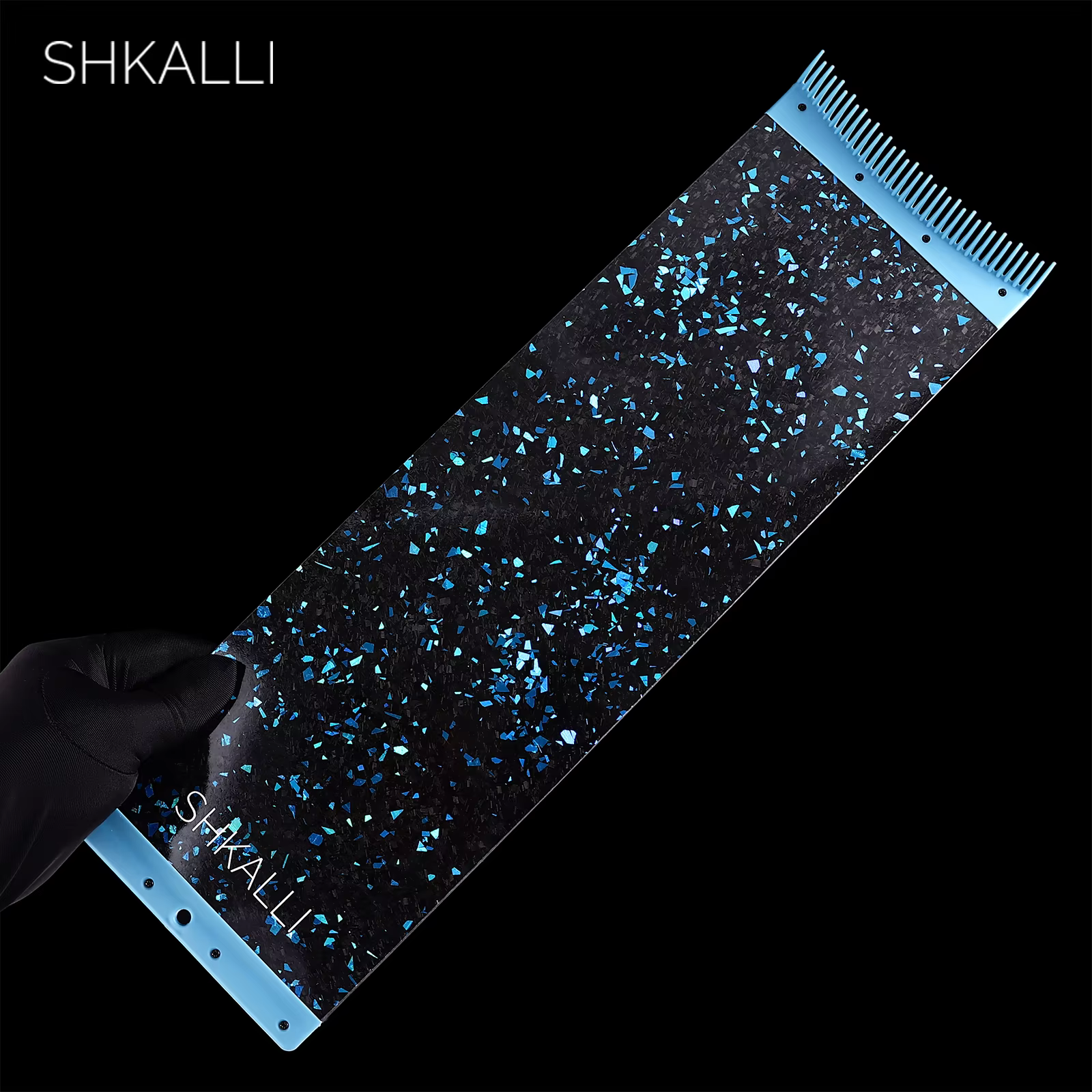 SHKALLI planche de coloration de cheveux professionnelle en Fiber de carbone avec peigne dents outil