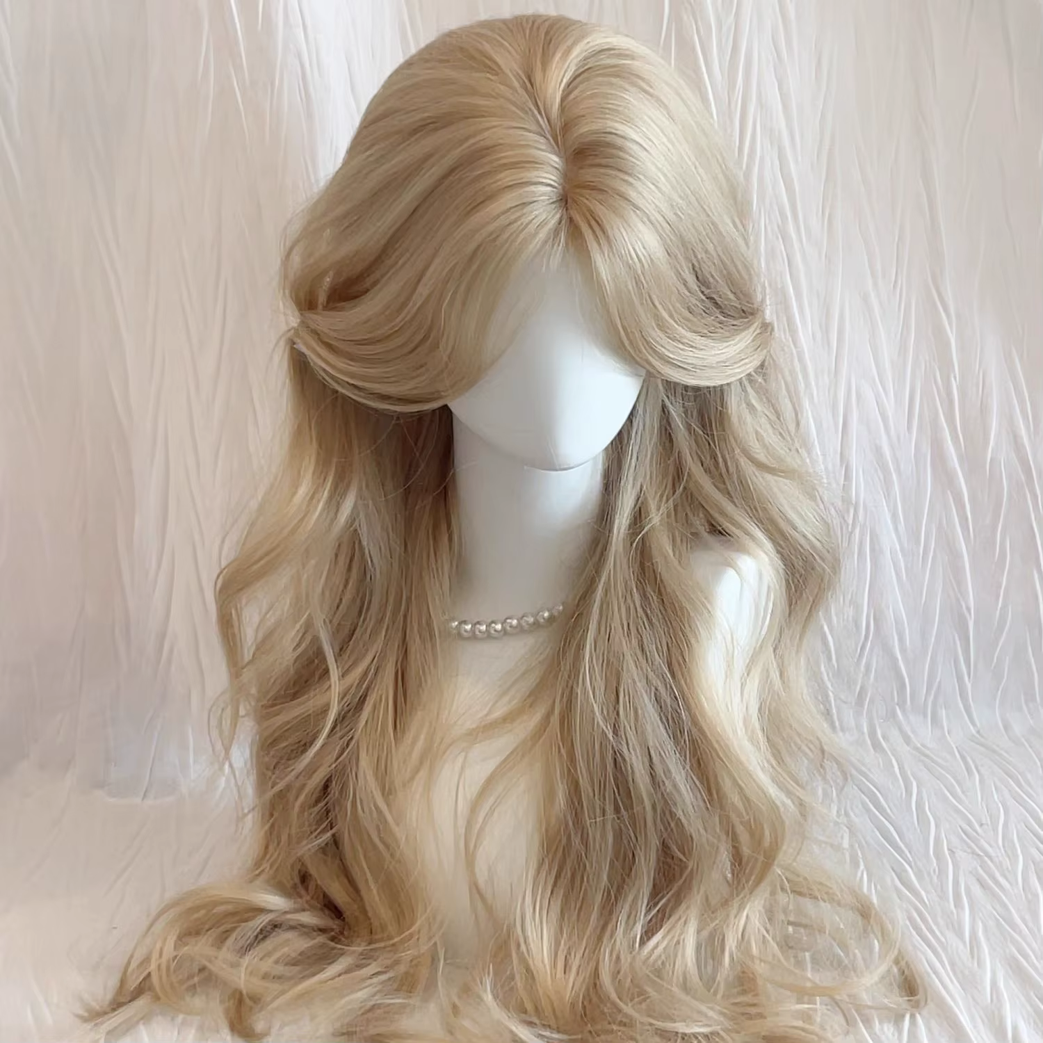 Perruques blondes sales synthétiques à l'aspect naturel, perruque longue et droite à couches pour fe