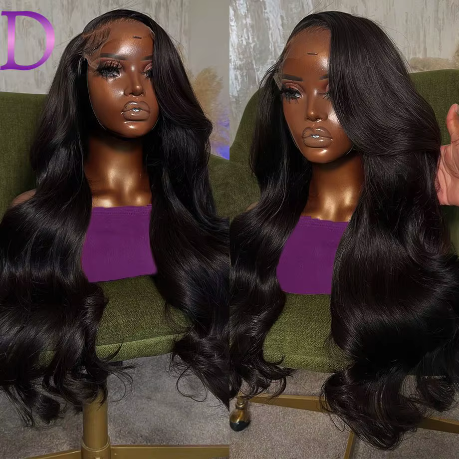 Perruques Cheveux Humains Sans Colle Perruques Ondulés à Fermeture En Dentelle Prédécoupé 5x5 4x4 Po