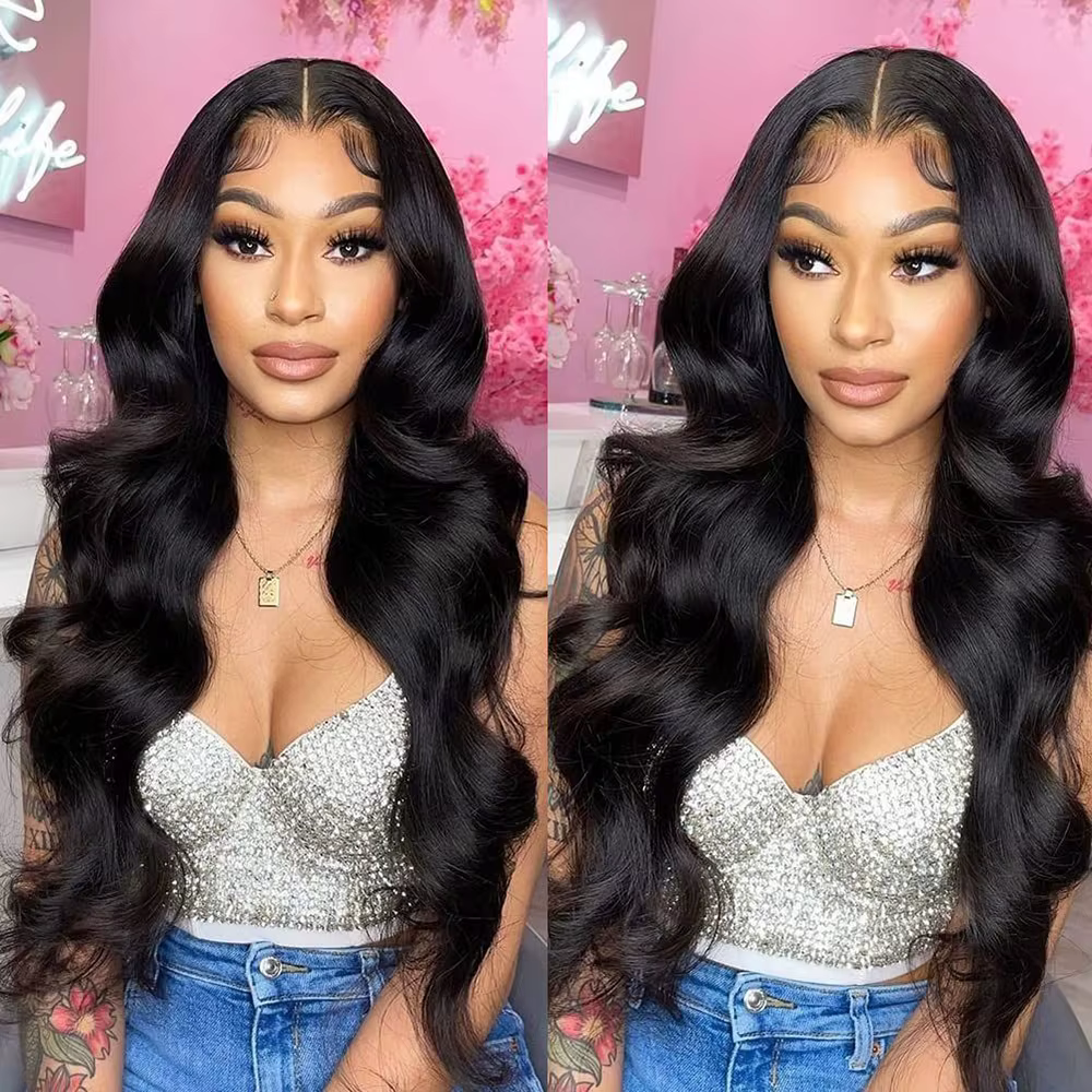 12A Body Wave Tissage Cheveux Humains Tissage Lot Brésilien 2x6 And 32 Inch Tissages Transaprent Mèc