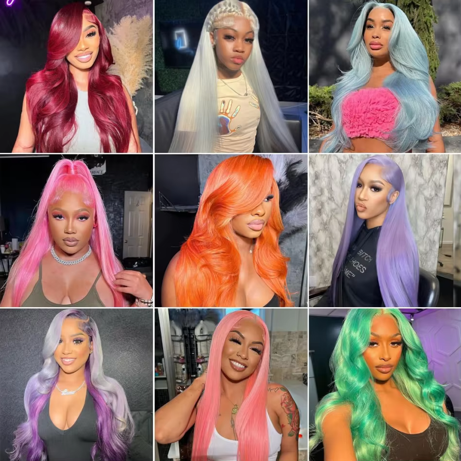 Blonde 613 perruques de cheveux humains droite Hd dentelle frontale perruque 13X6 perruque brésilien