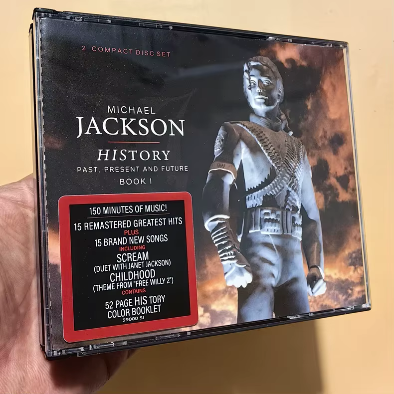 Superstar Le roi du pop MJ-Michael Jackson Histoire de la musique Album 2CD Coffret épais Pop & Rock