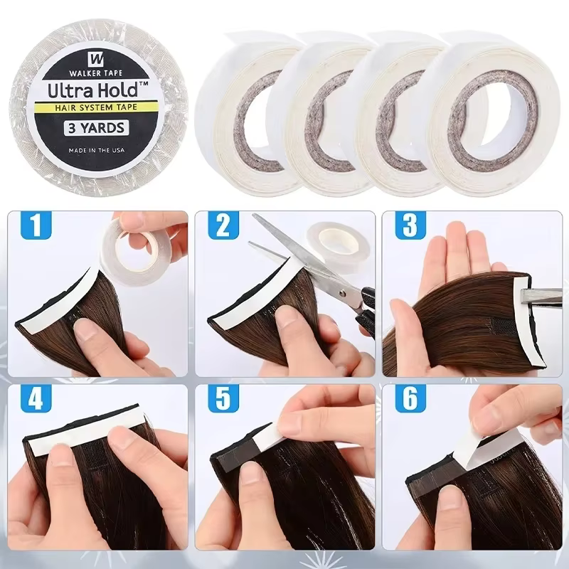 VADES dentelle perruque bande colle pour Extensions de cheveux Ultra tenir ruban adhésif colle pour 
