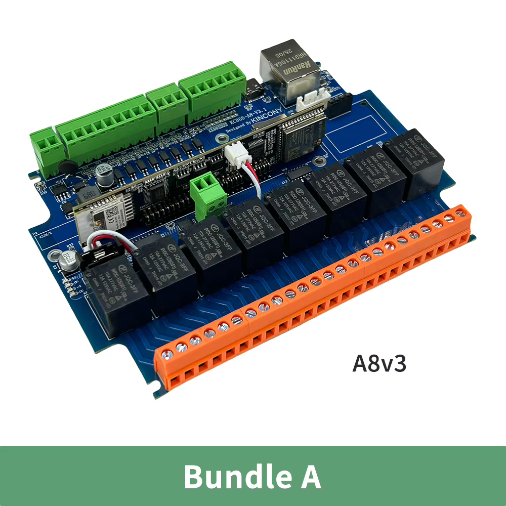 Carte de développement A8V3 ESPHome ESP32-S3, contrôleur intelligent prenant en charge RF RS485, app