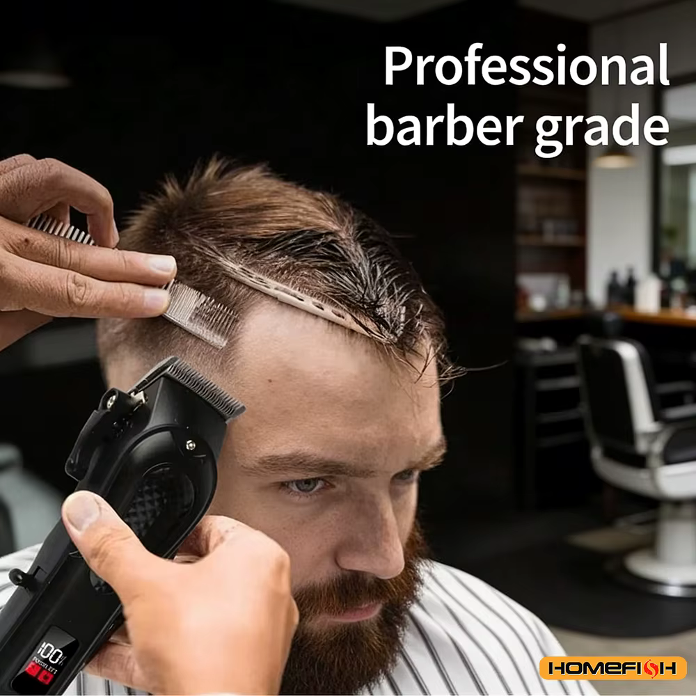 Tondeuse à cheveux et à barbe professionnelle rechargeable par USB, sans fil, cadeau idéal pour les
