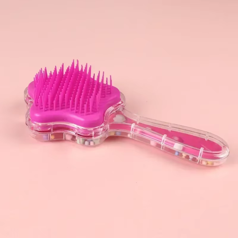 Peignes magiques étoiles, Massage antistatique, brosses à cheveux licorne, enchevêtrement, douche dé