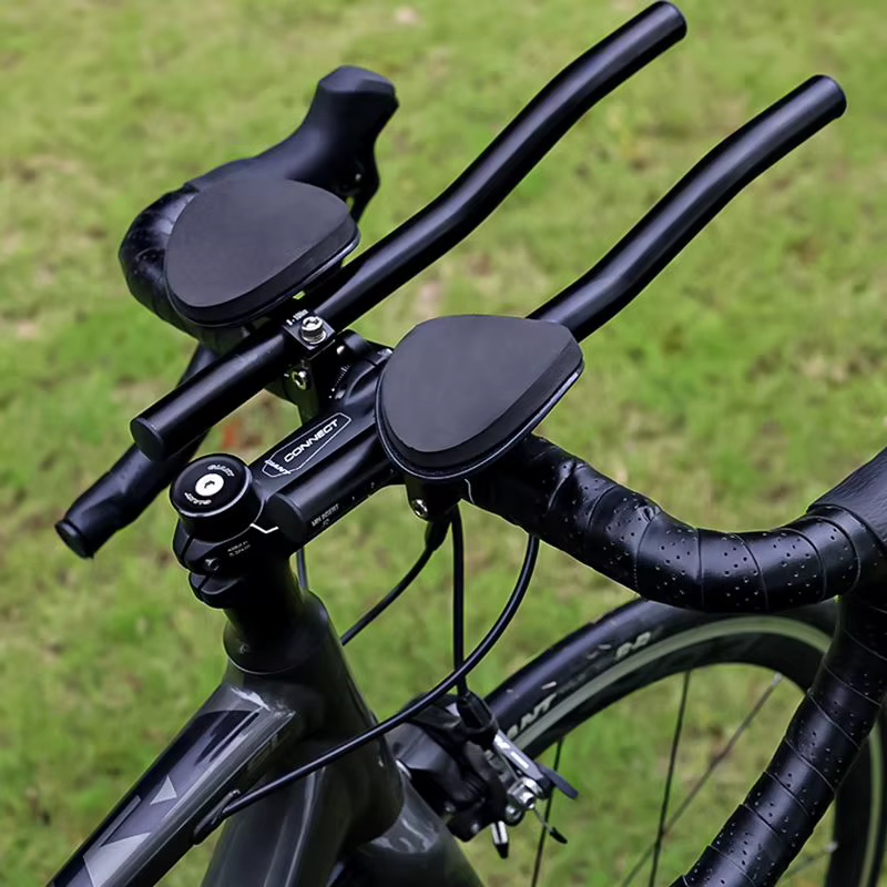Barre de repos pour vélo de route, équipement de vélo de montagne, guidon d'extension droit à courbu