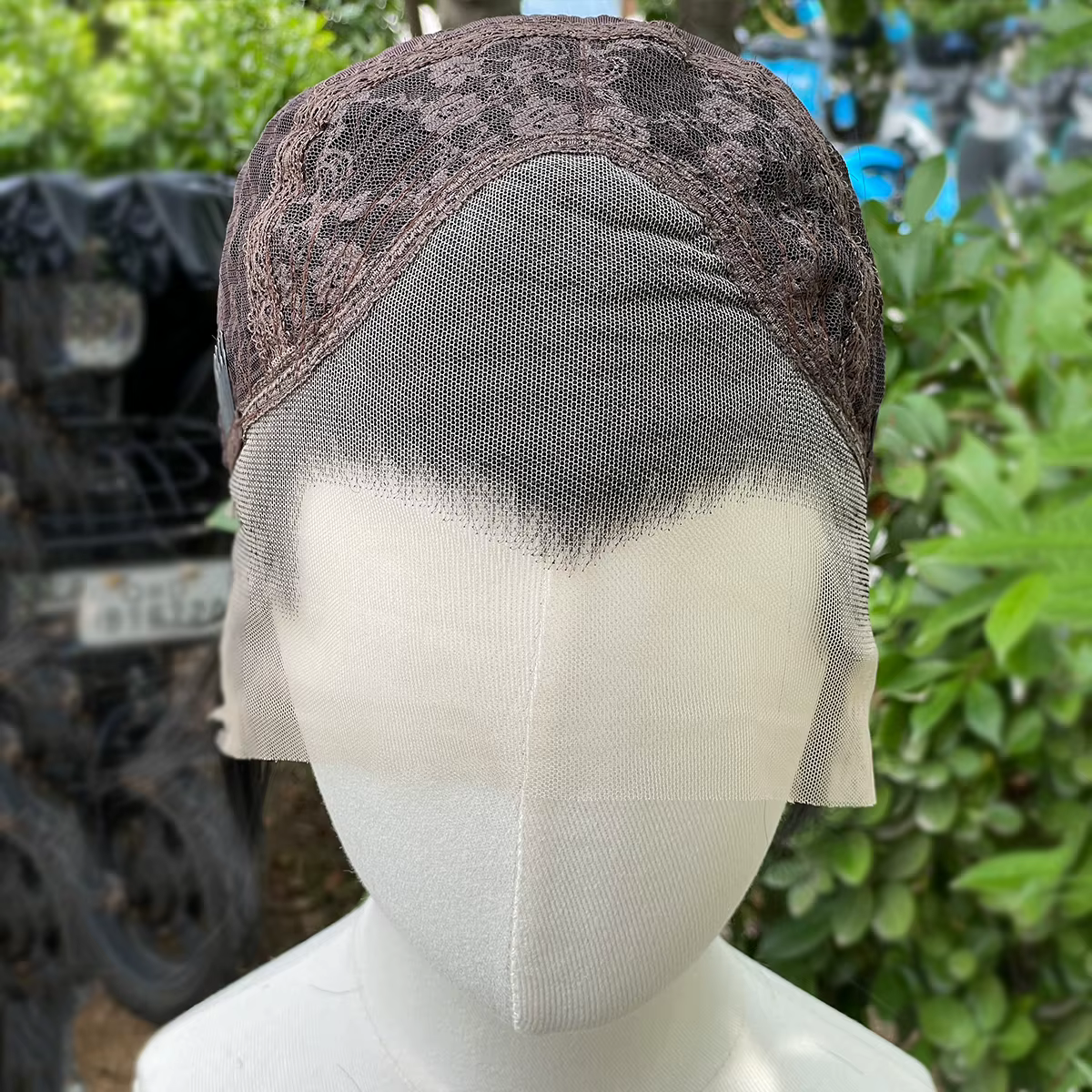 Perruque Lace Front Wig synthétique noire de jais de veuve pour hommes, perruque de Cosplay courte c
