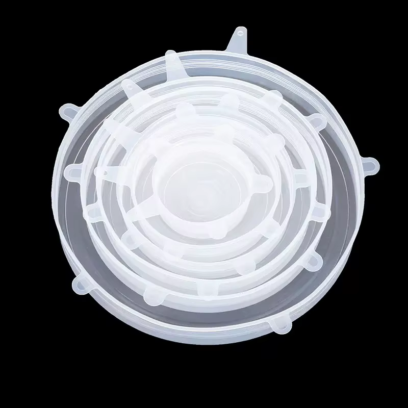 Couvercles extensibles en Silicone, réutilisables et hermétiques, pour conserver les aliments frais,