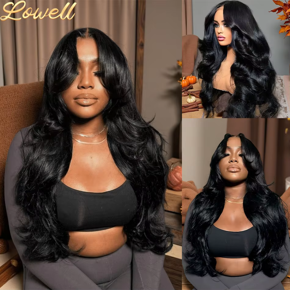 Perruques Full Lace 360, Perruque Cheveux Humains Body Wave, Perruque Frontale HD Lace 13x4 13x6 Loo