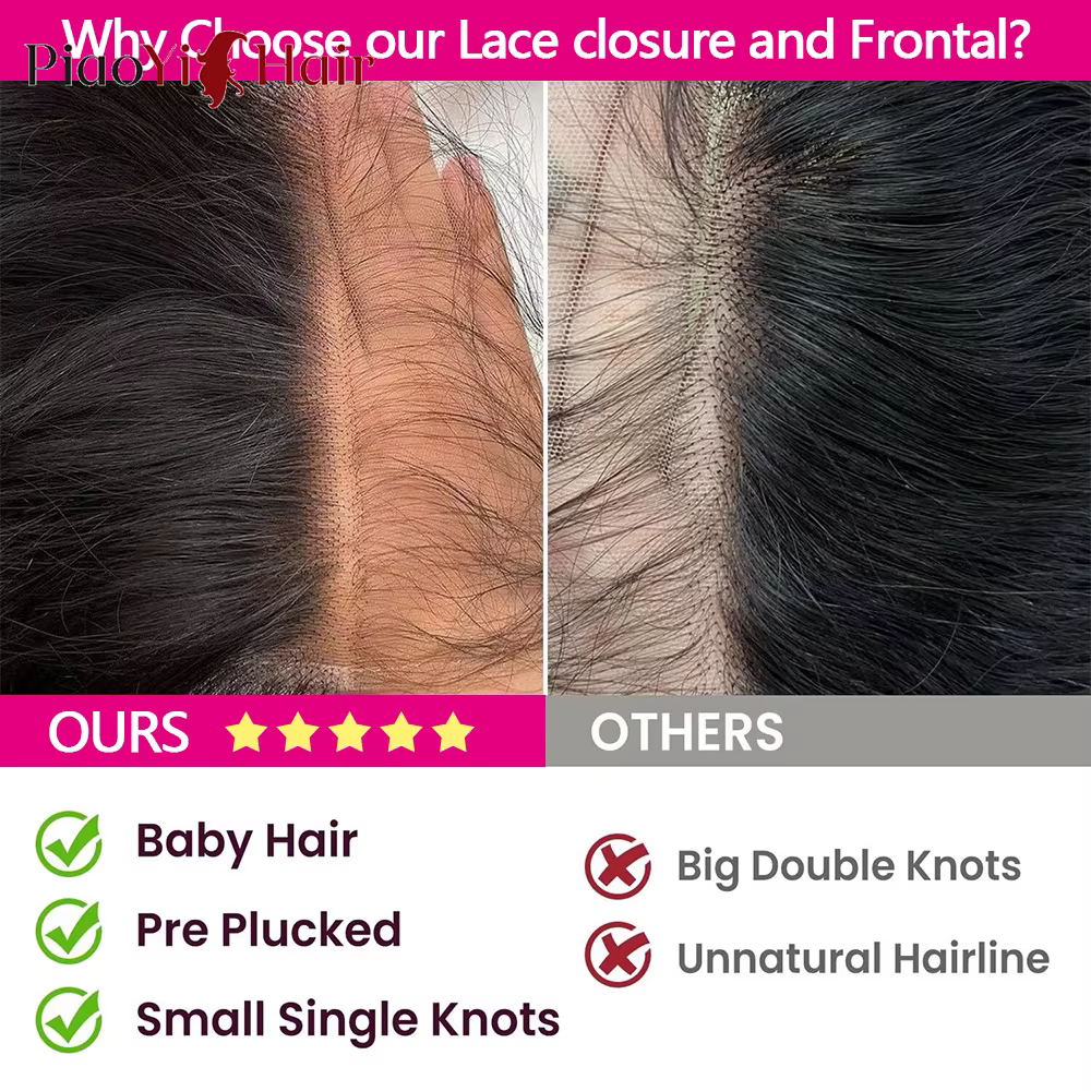 Perruque Lace Frontal Wig brésilienne naturelle, cheveux lisses, 13x6, 13x4, HD, pre-plucked, 4x4, 5