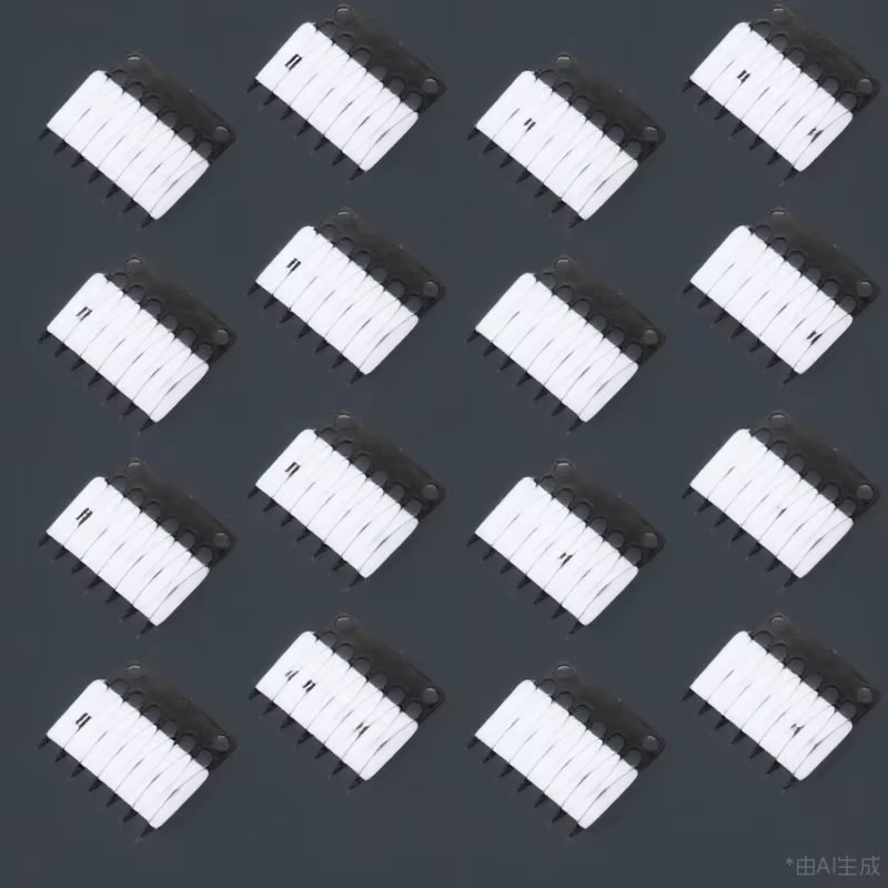100 pinces de fixation en plastique pour perruques en dentelle et postiches – Adhérence fiable, inst