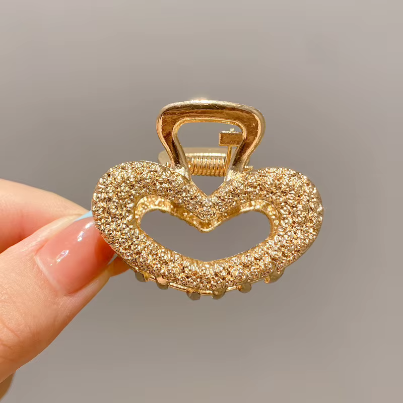 Pince à cheveux creuse vintage pour femmes et filles, barcordons, crabe coréen, grandes griffes, pin