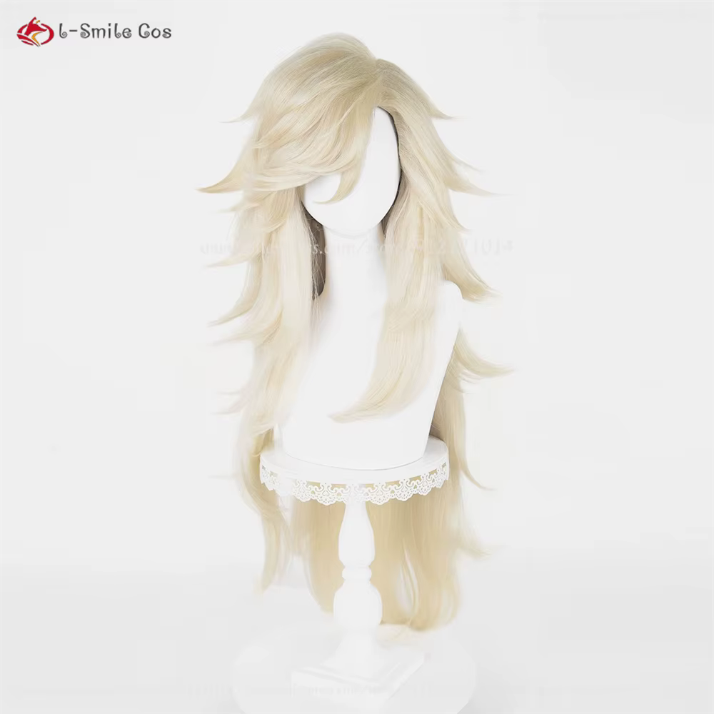 Douma Cosplay perruque 100 cm perruques dorées pour hommes femmes unisexe Cosplay Costumes Anime per
