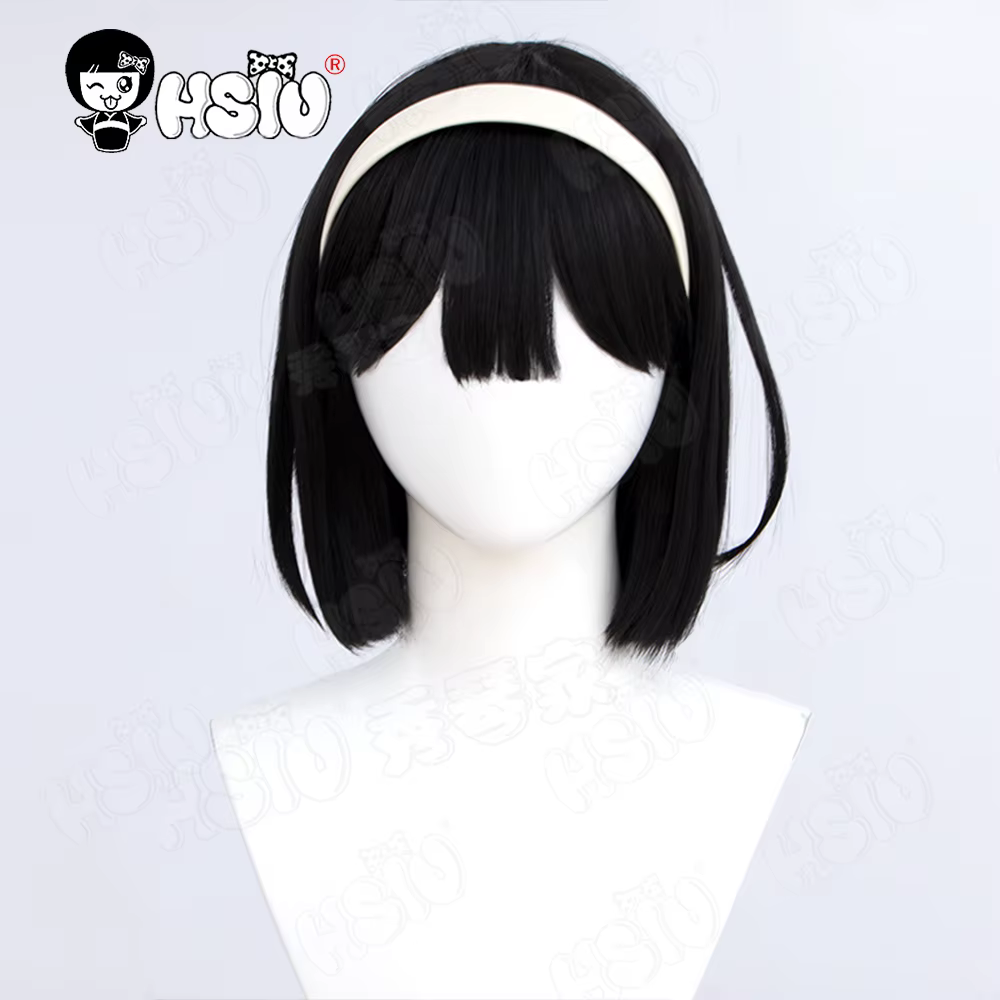 Perruque de costume de cosplay Sua, perruque en fibre ultraviolette synthétique, pyjama blanc Maiden