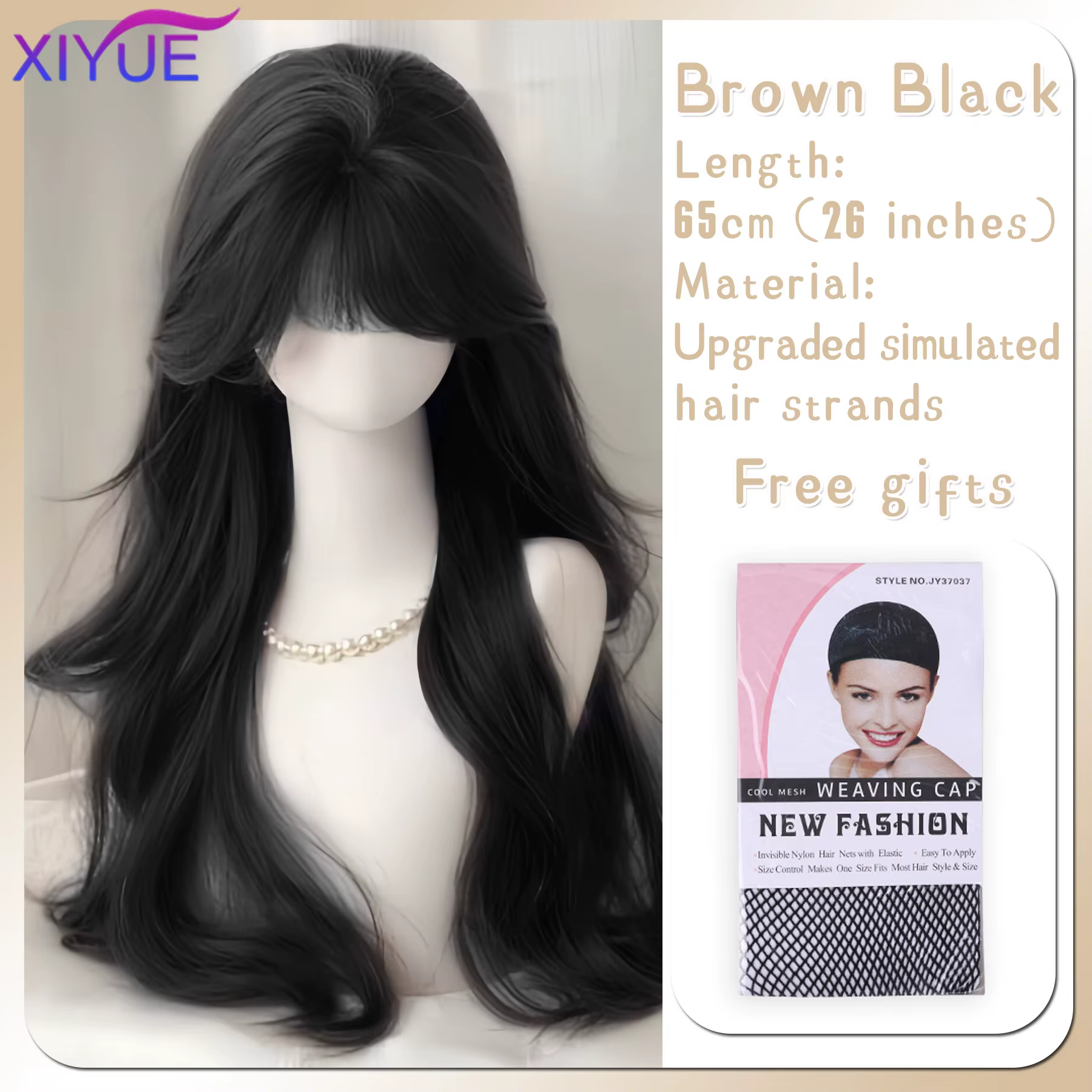 XIYUE perruque synthétique pour femmes Lolita clip-on style double queue de cheval perruque adaptée 
