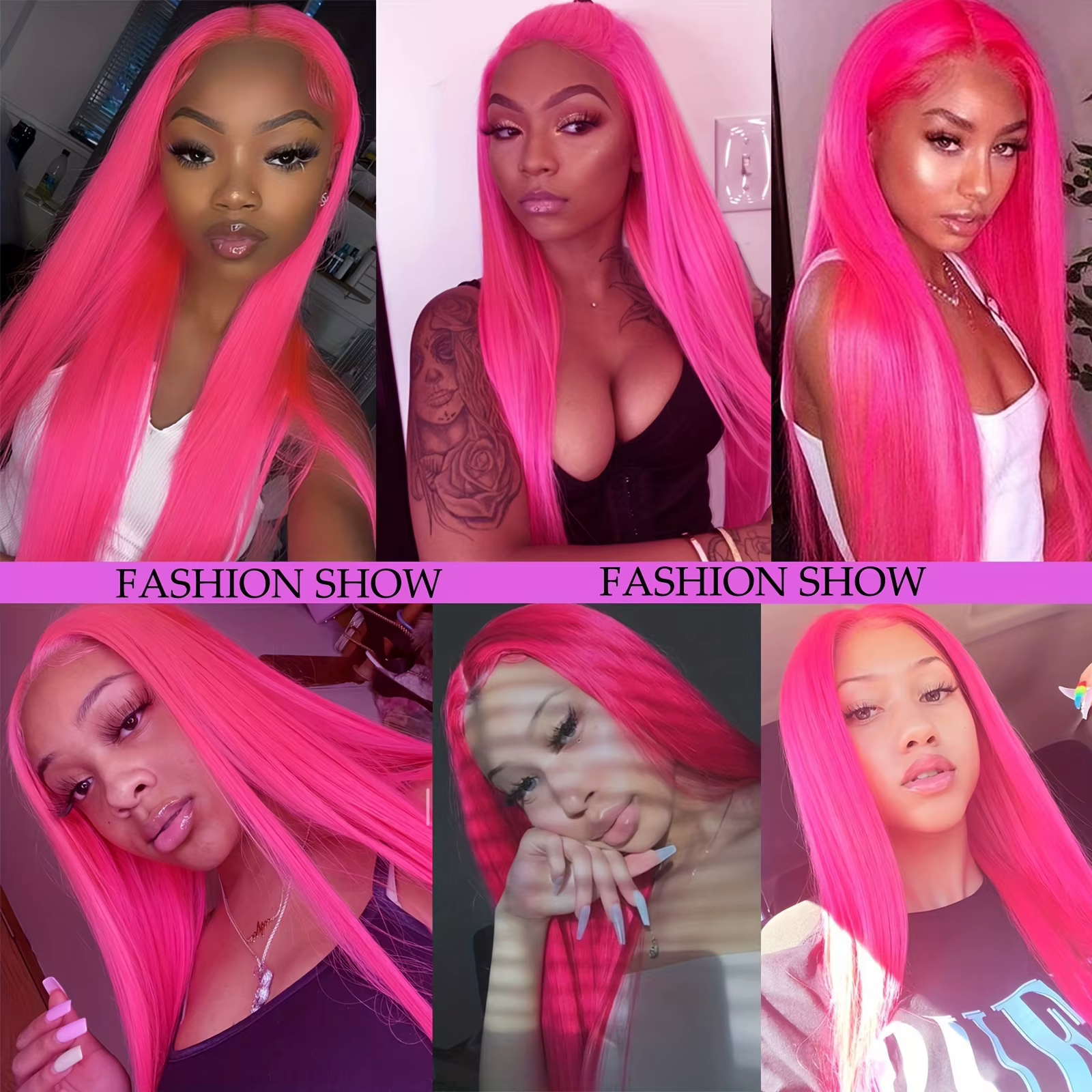 Perruque Lace Front Wig naturelle lisse rose clair, 13x4, 13x6, HD, pre-plucked, colorée 613, pour f